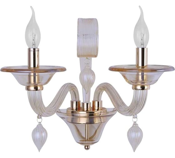 Бра Crystal lux Caetano AP2 Amber 1