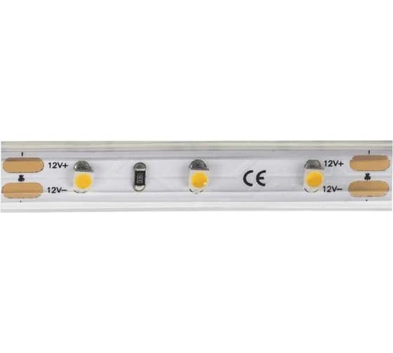 Светодиодная лента DesignLed LUX 4,8 Вт/м, SMD3528, Закрытая, (IP65) Теплый белый 2700К 12 В DSG360-12-WW-65