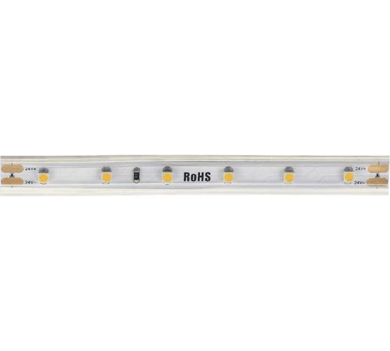 Светодиодная лента DesignLed LUX 4,8 Вт/м, SMD3528, Закрытая, (IP65) Цвет Теплый 24 В DSG360-24-WW-65