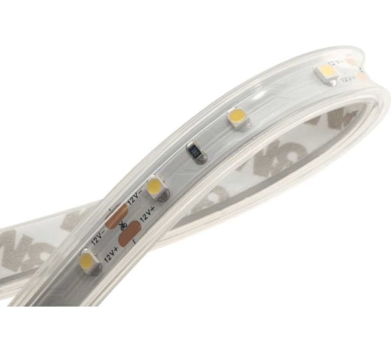 Светодиодная лента DesignLed LUX 4,8 Вт/м, SMD3528, Закрытая, (IP65) Цвет Холодный 12 В DSG360-12-W-65