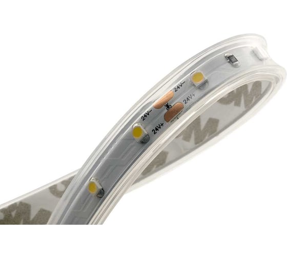 Светодиодная лента DesignLed LUX 4,8 Вт/м, SMD3528, Закрытая, (IP65) Цвет Холодный 24 В DSG360-24-W-65