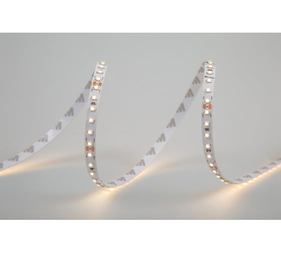 Светодиодная лента DesignLed LUX 9,6 Вт/м, SMD3528, Открытая, (IP33) Цвет Теплый 3000К 24В DSG3120-24-WW3-33