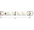Светодиодная лента DesignLed LUX 9,6 Вт/м, SMD3528, Открытая, (IP33) Цвет Теплый 3000К 24В DSG3120-24-WW3-33 3