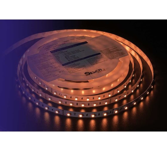 Светодиодная лента DesignLed SMD3535, Non-WP IP33, 60LED/m, 14.4W/m, 24V, RGB DSG3A60-24-RGB-33