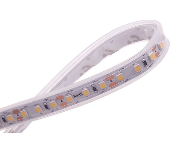 Светодиодная лента DesignLed DSG 3528 120L-V12-IP65, 4000K, 120 LED, 9.6 W/m, LUX DSG3120-12-NW-65