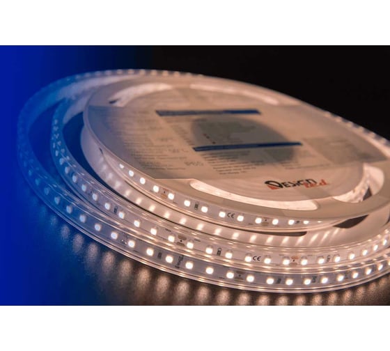 Светодиодная лента DesignLed DSG 3528 120L-V24-IP65, 2700K, 120 LED, 9.6 W/m, LUX DSG3120-24-WW-65