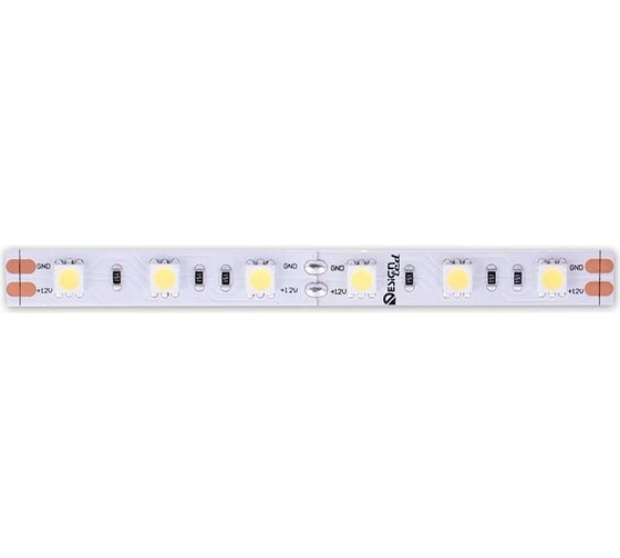 Светодиодная лента DesignLed DSG 5050 W 60L-V12-IP33, 6000 K, 300 LED, 14.4W/m, LUX DSG560-12-W-33 1
