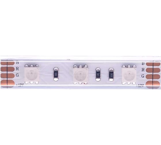 Светодиодная лента DesignLed DSG 5050 RGB 60L-12V-IP65, RGB, 300 LED, 14.4W/m, LUX DSG560-12-RGB-65 1