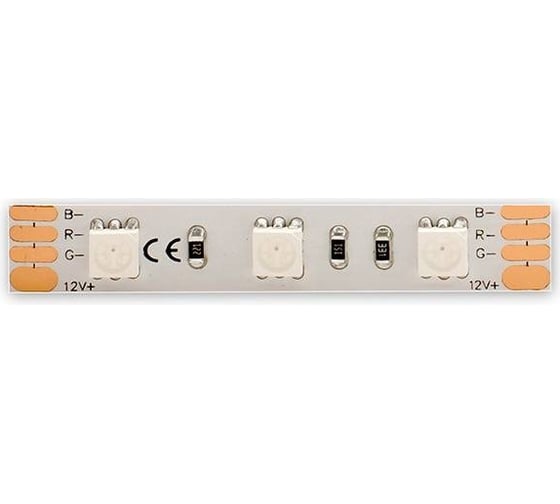 Светодиодная лента DesignLed DSG 5050 RGB 60L-V12-IP33, RGB, 300 LED, 14.4W/m, LUX DSG560-12-RGB-33