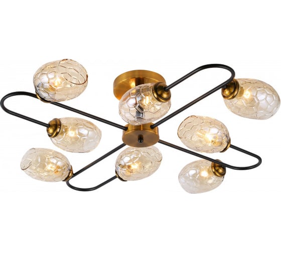 Люстра Rivoli Moonless 3126308 8хЕ14, 40 Вт, модерн Б0054857