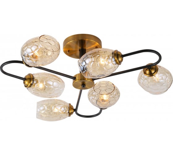 Люстра Rivoli Moonless 3126306 6хЕ14, 40 Вт, модерн Б0054856