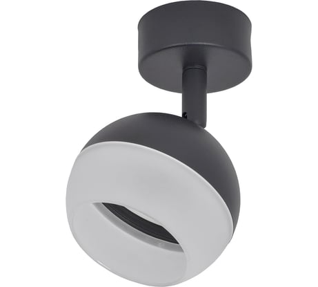 Настено-потолочный накладной светильник IEK Lighting 4011 под лампу gx53 черный LT-USB0-4011-GX53-1-K02
