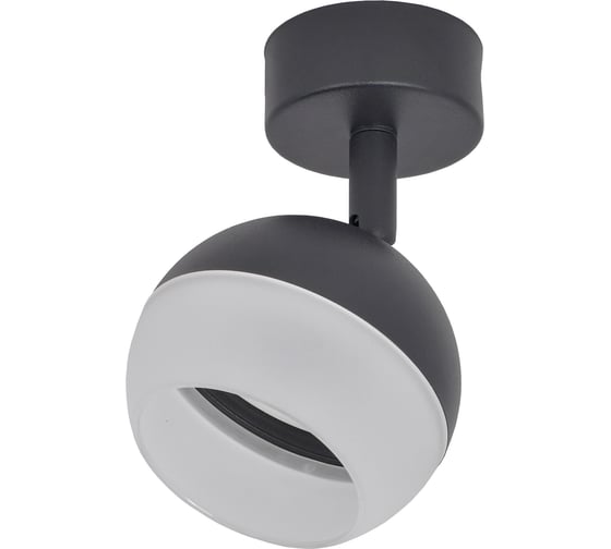 Настено-потолочный накладной светильник IEK Lighting 4011 под лампу gx53 черный LT-USB0-4011-GX53-1-K02