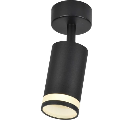 Настено-потолочный накладной светильник IEK Lighting 4006 под лампу gu10 черный LT-USB0-4006-GU10-1-K02
