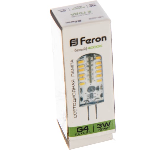 Светодиодная лампа FERON LB-422 3W 12V G4 4000K 25532