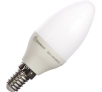Светодиодная лампа ECOWATT B35 230В 5.3W 4000K E14 холодный белый свет свеча 4606400419334