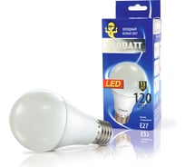 Светодиодная лампа ECOWATT A60 230В 13W 4000K E27 холодный белый свет груша 4606400616368
