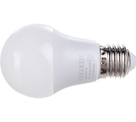 Светодиодная лампа ЛОН Ergolux LED-A60-12W-E27-4K 12Вт E27 4500K 172-265В 12151
