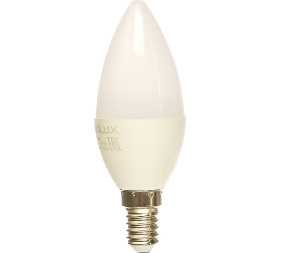 Светодиодная лампа Свеча Ergolux LED-C35-7W-E14-4K 7Вт E14 4500K 172-265В 12135
