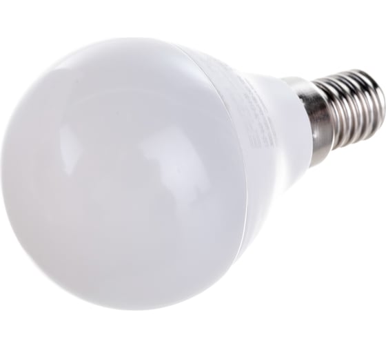 Светодиодная лампа Шар Ergolux LED-G45-7W-E14-3K 7Вт E14 3000K 172-265В 12142