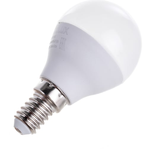 Светодиодная лампа Шар Ergolux LED-G45-7W-E14-3K 7Вт E14 3000K 172-265В 12142