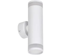 Настенный накладной светильник IEK Lighting 4009 под лампу 2хgu10 белый LT-UBB0-4009-GU10-2-K01
