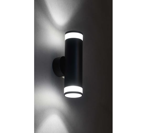 Настенный накладной светильник IEK Lighting 4009 под лампу 2хgu10 черный LT-UBB0-4009-GU10-2-K02