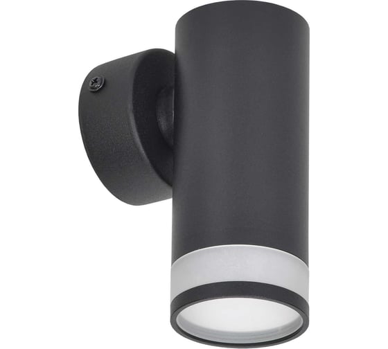Настенный накладной светильник IEK Lighting 4008 под лампу gu10 черный LT-UBB0-4008-GU10-1-K02