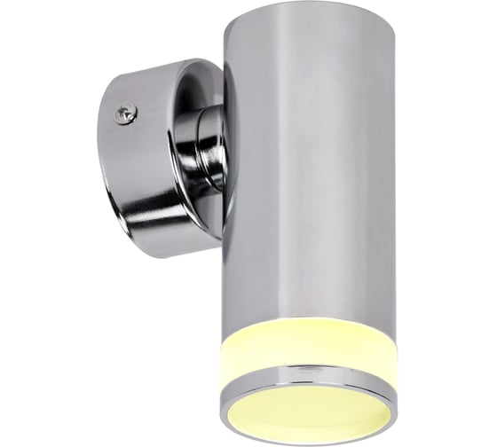 Настенный накладной светильник IEK Lighting 4008 под лампу gu10 хром LT-UBB0-4008-GU10-1-K23