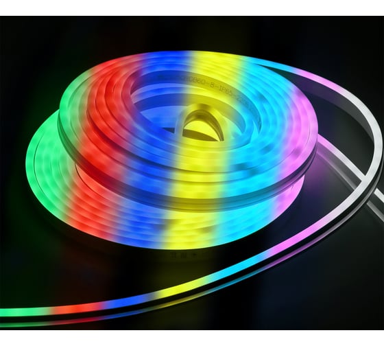 Комплект светодиодной подсветки "неон" IEK (лента led 5м lsr5-5050rgb60-8-ip65-220в + драйвер) LSR5-RGB-060-65-2-05-S0