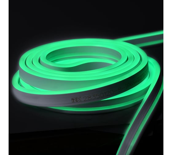 Комплект светодиодной подсветки "неон" IEK (лента led 5м lsr5-2835g120-8-ip65-220в + драйвер) LSR5-G-120-65-2-05-S0