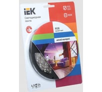 Светодиодная лента IEK 5м блистер lsr-3528rgb54-4.8-ip20-12v-eco LSR1-3-054-20-1-05