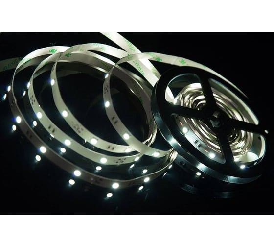 Светодиодная лента SWG 7,2 Вт/м SMD5050, 12В, IP20, Холодный, 3М SWG530-12-7.2-W-M