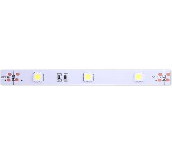 Светодиодная лента SWG 7,2 Вт/м SMD5050, 12В, IP20, Холодный, 3М SWG530-12-7.2-W-M