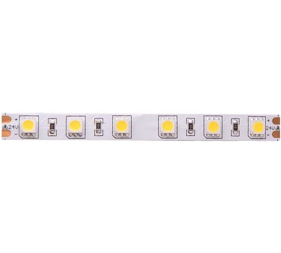 Светодиодная лента SWG 14,4 Вт/м SMD5050, 24В, IP20, Нейтральный, 3М 560-24-14.4-NW-M SWG560-24-14.4-NW-M 1