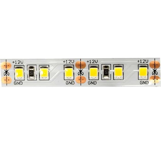 Светодиодная лента SWG 12 Вт/м SMD2835, открытая, IP20, теплый, 12В, 3М SWG2120-12-12-WW-M