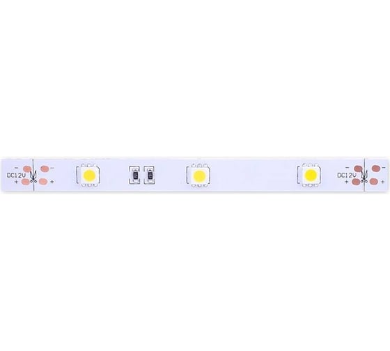 Светодиодная лента SWG 7,2 Вт/м SMD5050, 12В, IP20, Теплый, 3М SWG530-12-7.2-WW-M