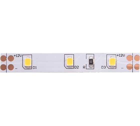 Светодиодная лента SWG 6,3 Вт/м SMD2835, открытая (IP20) Теплый, 12В, 3М SWG260-12-6.3-WW-M