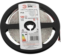 Светодиодная лента ЭРА LS2835 12120126500KIP201 year 5м, холодный белый свет Б0053970