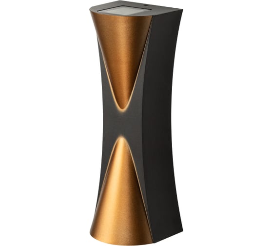 Светодиодая декоративная подсветка ЭРА WL43 BKGD 6Вт, 3500К, черный/золото, IP54, для интерьера, фасадов зданий Б0054422