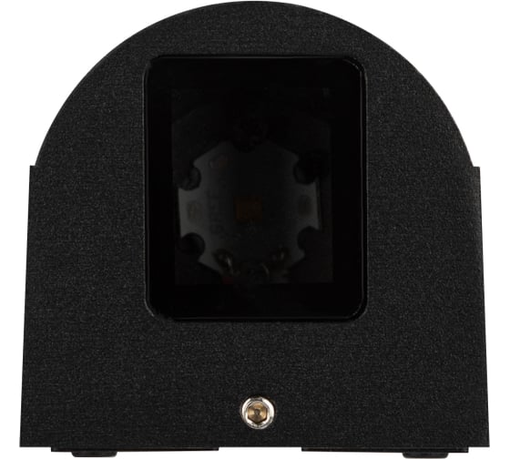 Светодиодая декоративная подсветка ЭРА WL43 BKGD 6Вт, 3500К, черный/золото, IP54, для интерьера, фасадов зданий Б0054422
