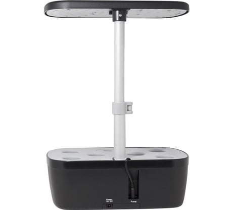 Гидропонная система выращивания WMS Tools с фитолампой 82LED,15W,6 ячеек,система циркуляции и инд.-р уровня воды,3режима освещ.,регулир. высоты лампы 12-26см ZG1001