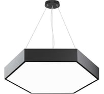 Подвесной светильник LED ЭРА Geometria Hexagon SPO121B40K038 38Вт, 4000K 4000Лм, IP40, 600х80, черный, драйвер Б0058875