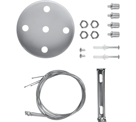 Подвесной светильник LED ЭРА Geometria Quadro SPO161W40K060 60Вт, 4000К, 5500Лм, IP40, 60060080, белый, драйвер Б0058892
