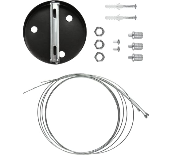 Подвесной светильник LED ЭРА Geometria Ring SPO133B40K045 45Вт, 4000K 3200Лм, IP40, 60080, черный, драйве Б0058903