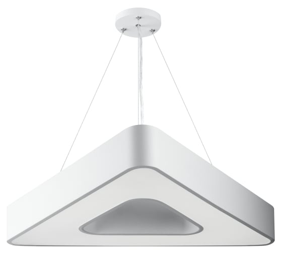 Подвесной светильник LED ЭРА Geometria Delta SPO153W40K030 30Вт, 4000К, 2100Лм, IP40, 600х80, белый, драйвер Б0058872