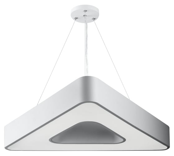 Подвесной светильник LED ЭРА Geometria Delta SPO153W40K030 30Вт, 4000К, 2100Лм, IP40, 600х80, белый, драйвер Б0058872