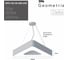 Подвесной светильник LED ЭРА Geometria Delta SPO153W40K030 30Вт, 4000К, 2100Лм, IP40, 600х80, белый, драйвер Б0058872 2