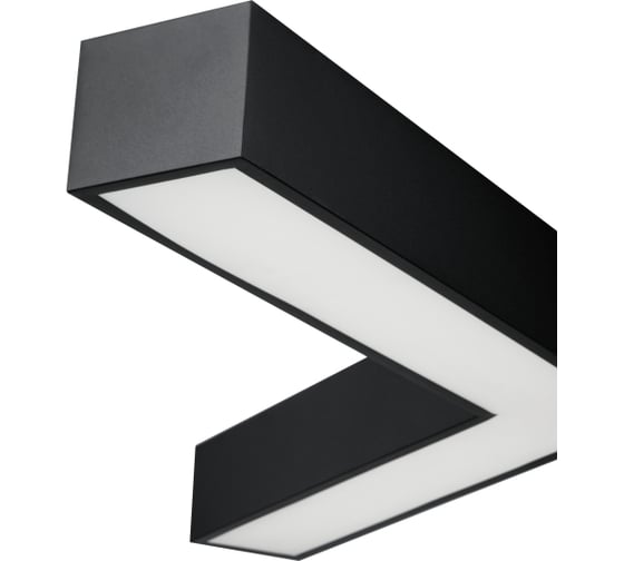 Подвесной светильник LED ЭРА Geometria Igrek SPO144B40K066 66Вт, 4000К, 4000Лм, IP40, 1200х80, черный, драйвер Б0058889
