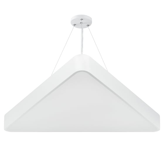 Подвесной светильник LED ЭРА Geometria Delta SPO151W40K030 30Вт, 4000К, 2900Лм, IP40, 60080, белый, драйвер Б0058868